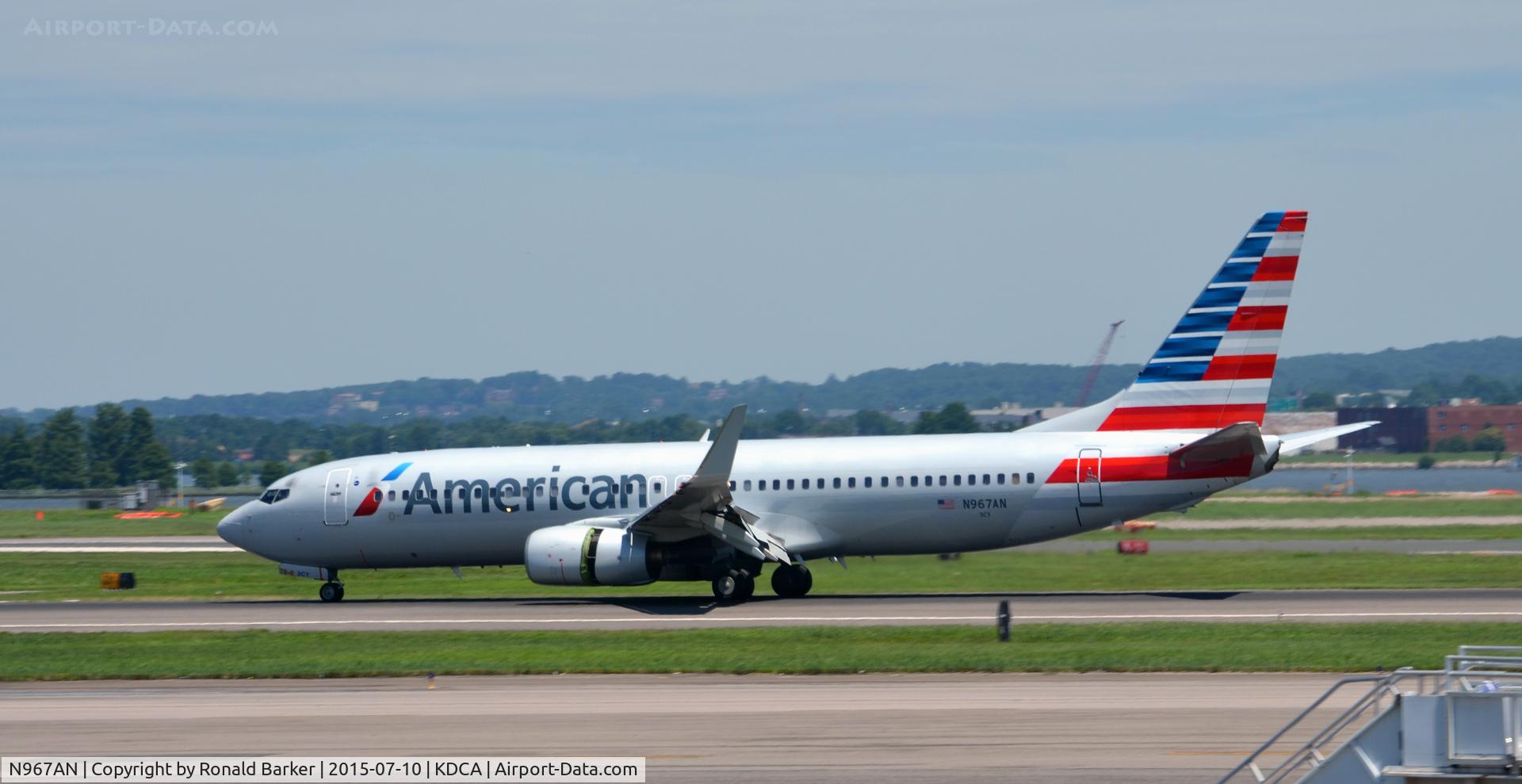 N967AN, 2001 Boeing 737-823 C/N 29545, Rollout National