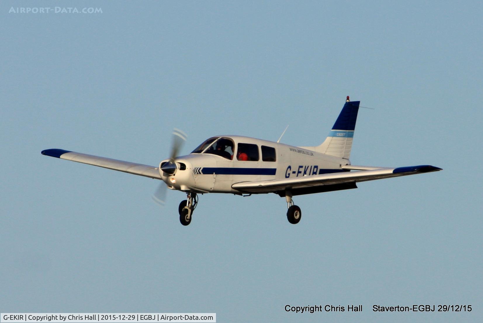 G-EKIR, 1989 Piper PA-28-161 Cadet C/N 28-41157, at Staverton