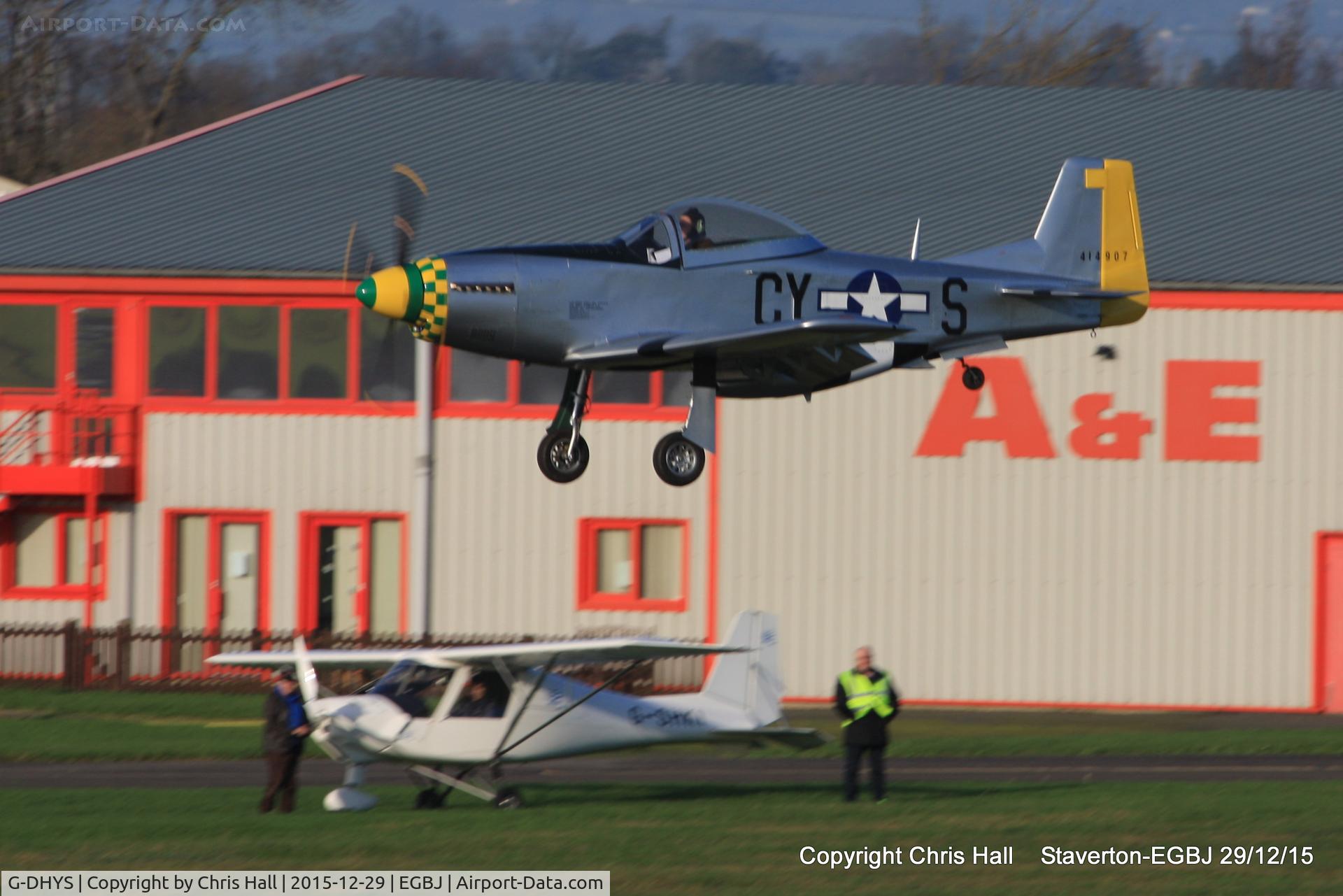 G-DHYS, 2014 Titan T-51 Mustang C/N LAA 355-15190, at Staverton