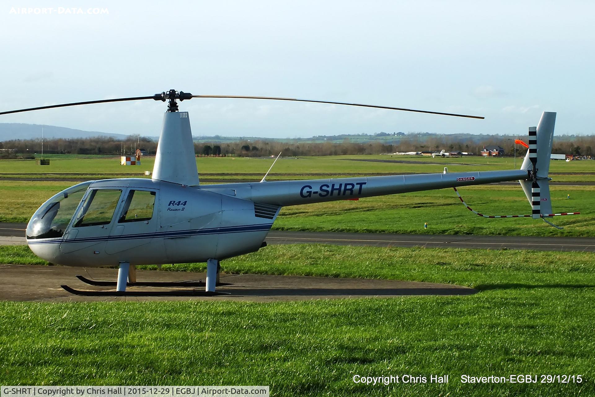 G-SHRT, 2004 Robinson R44 II C/N 10473, at Staverton