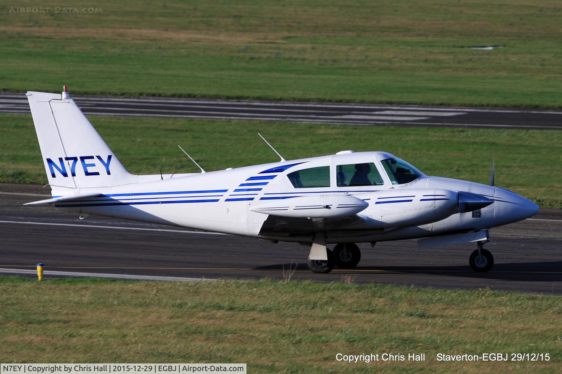 N7EY, 1964 Piper PA-30-160 Twin Comanche Twin Comanche C/N 30-571, at Staverton