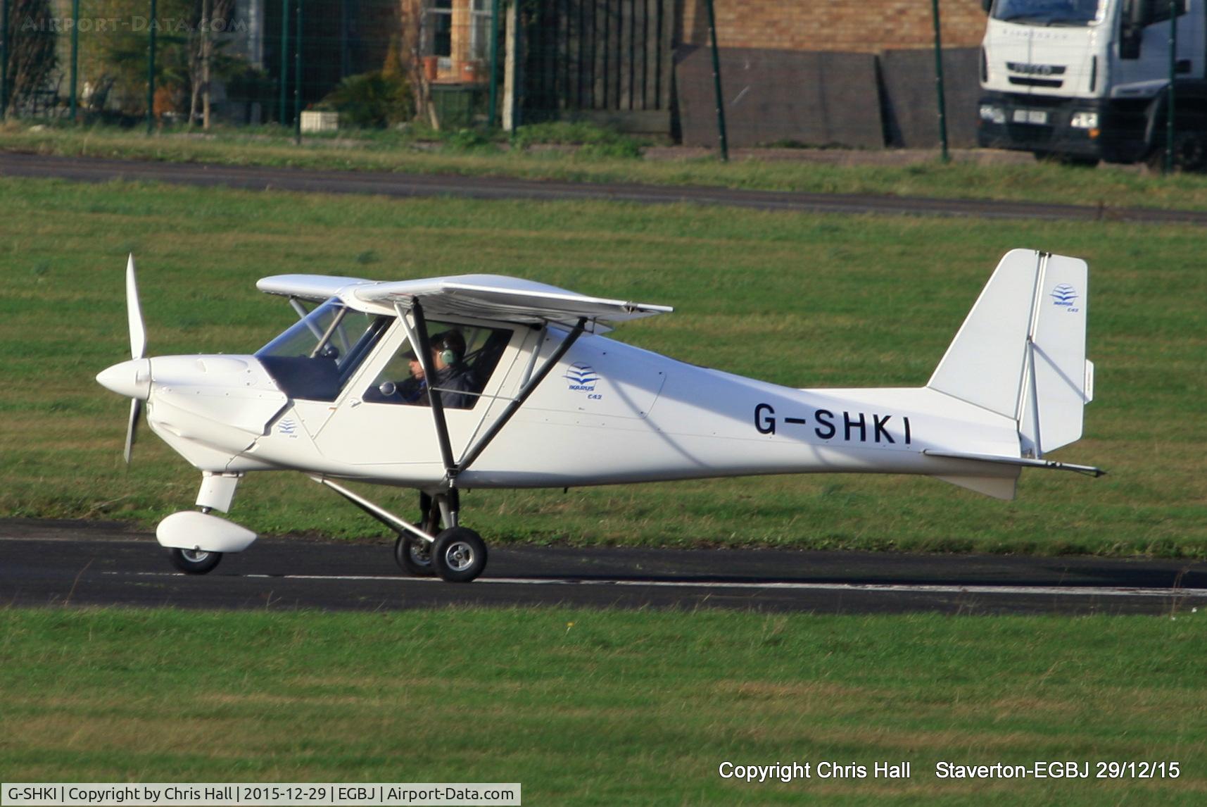 G-SHKI, 2013 Comco Ikarus C42 FB80 C/N 1311-7292, at Staverton
