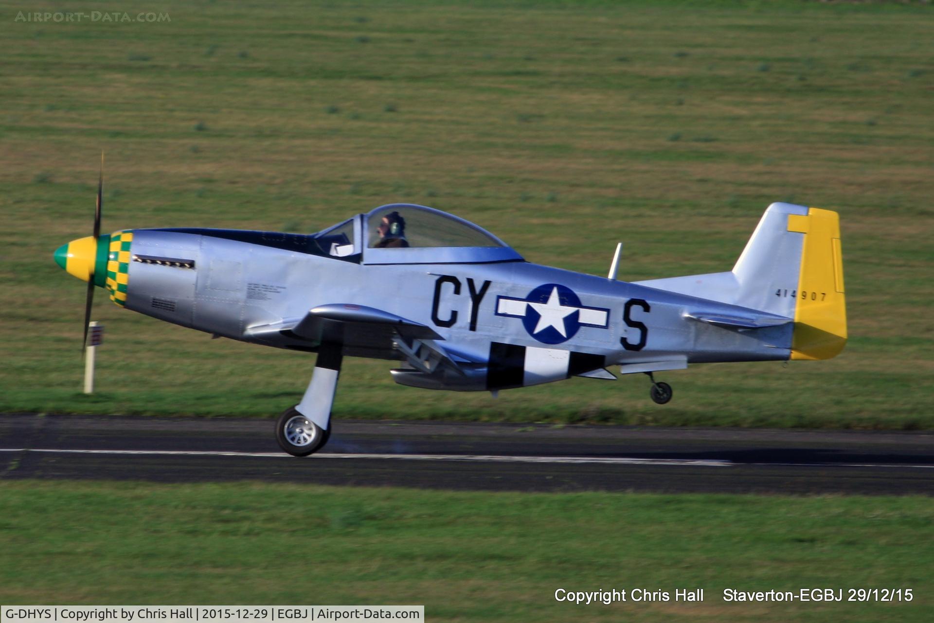 G-DHYS, 2014 Titan T-51 Mustang C/N LAA 355-15190, at Staverton