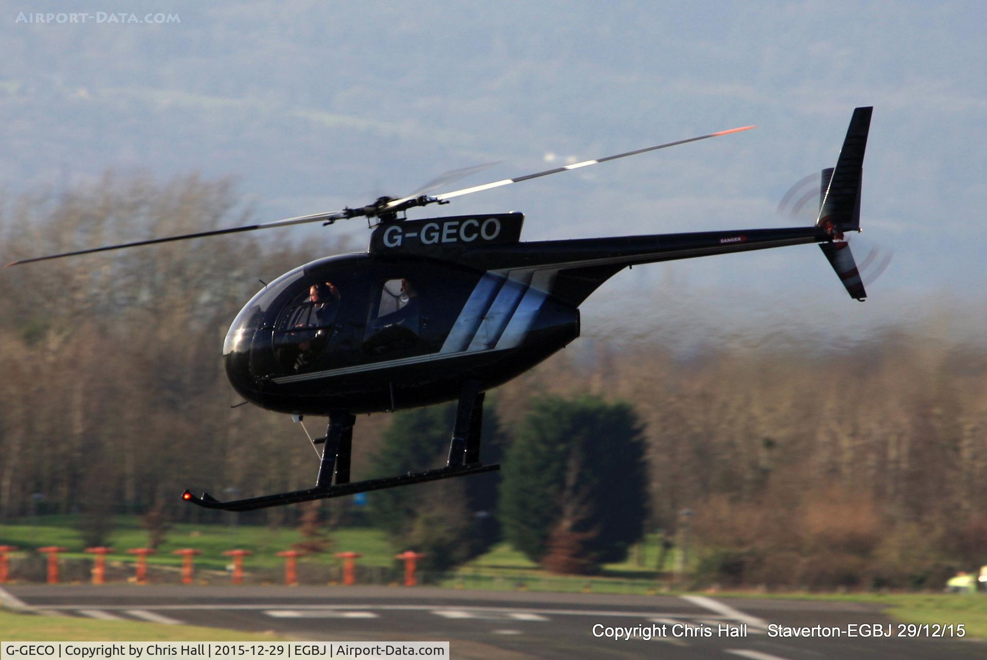 G-GECO, 1974 Hughes 369HS C/N 140557S, at Staverton