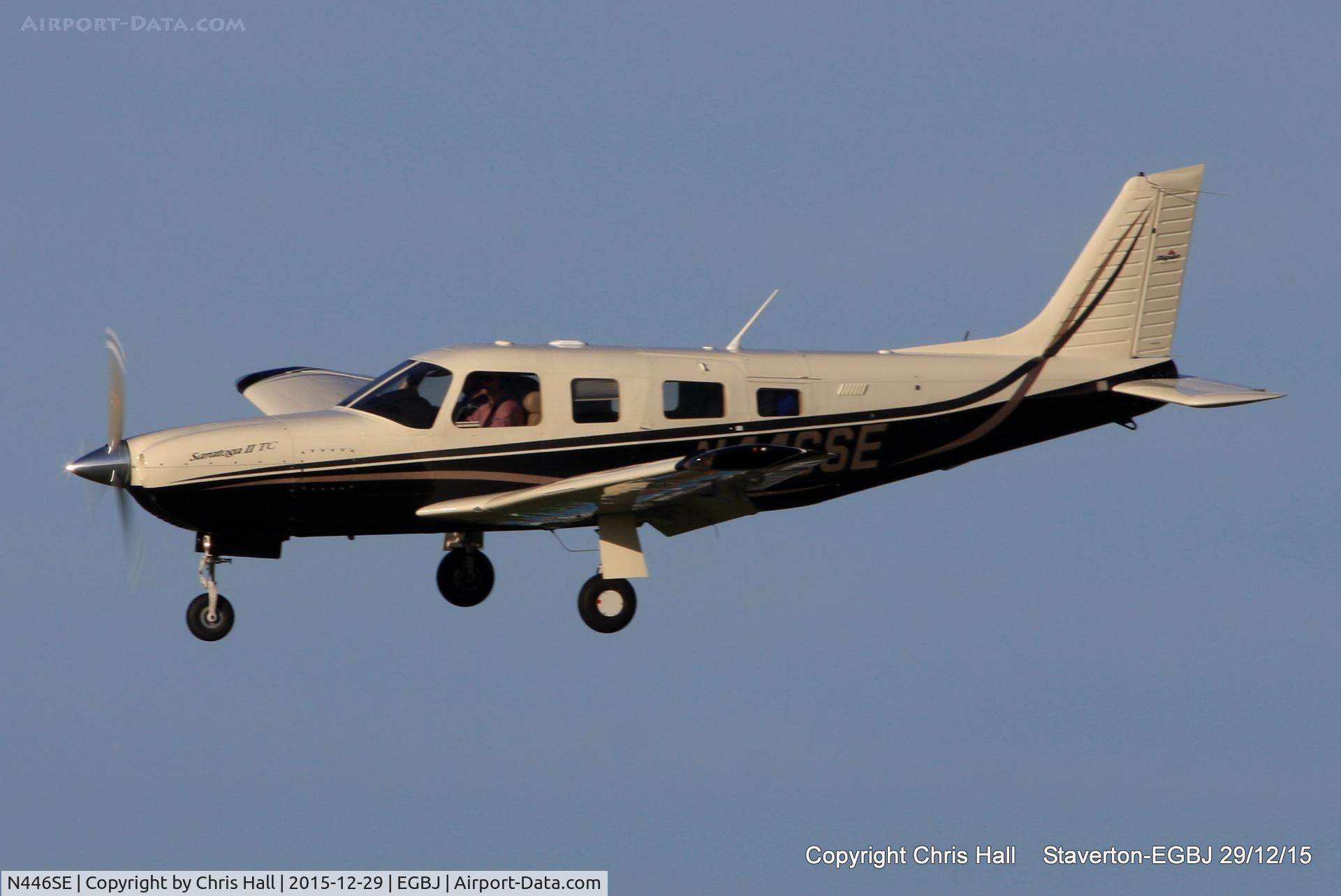 N446SE, 2007 Piper PA-32R-301T Turbo Saratoga C/N 3257446, at Staverton