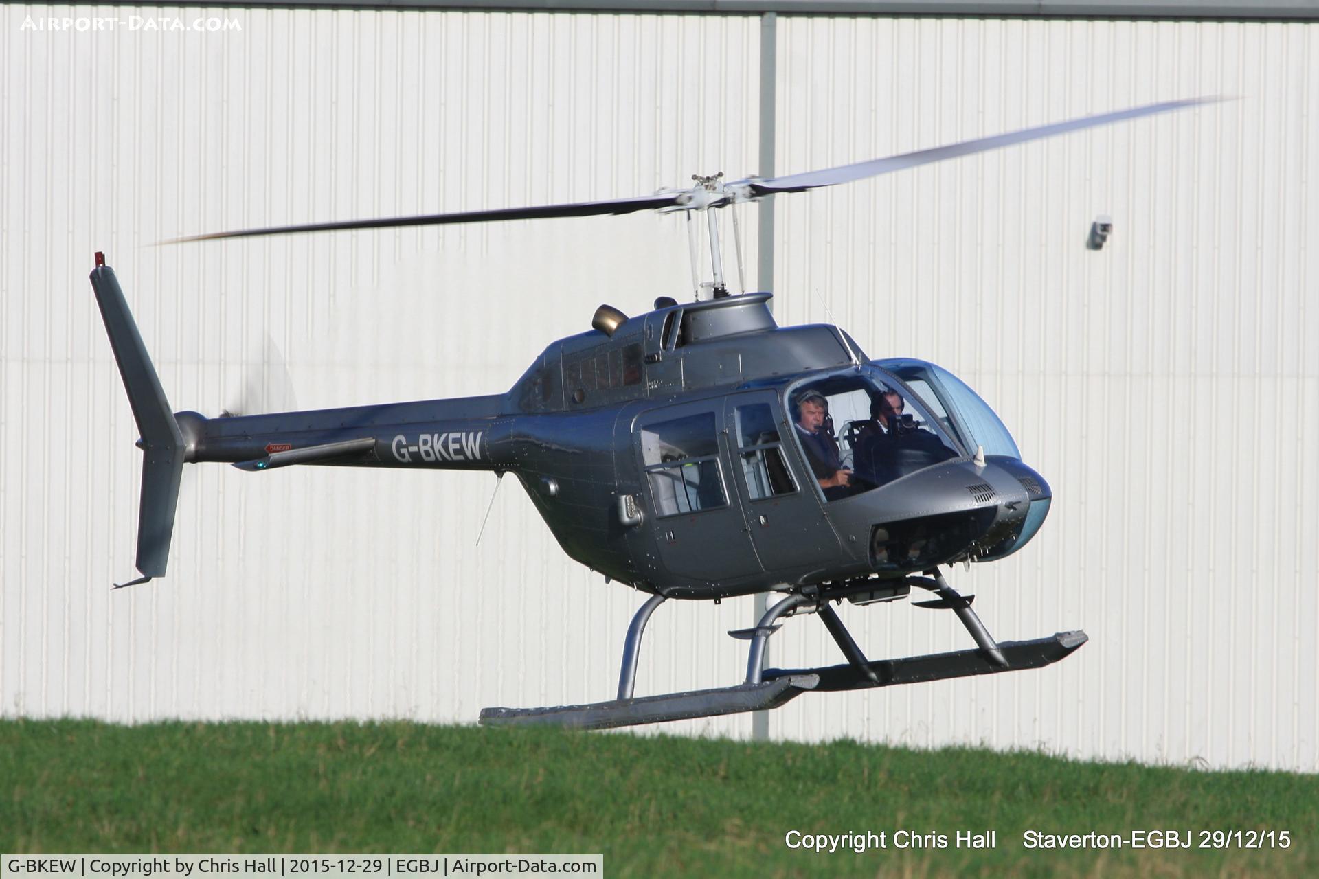 G-BKEW, 1980 Bell 206B JetRanger III C/N 3010, at Staverton