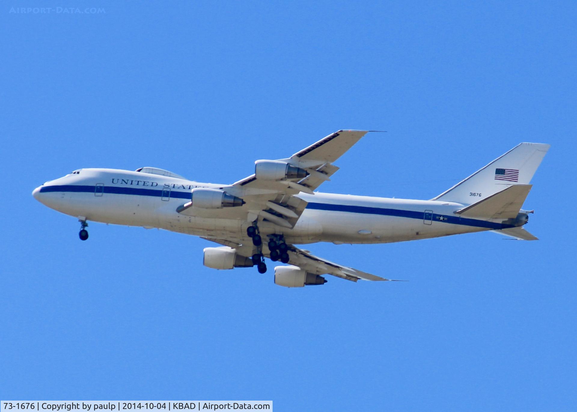 73-1676, 1973 Boeing E-4B C/N 20682, At Barksdale Air Force Base.