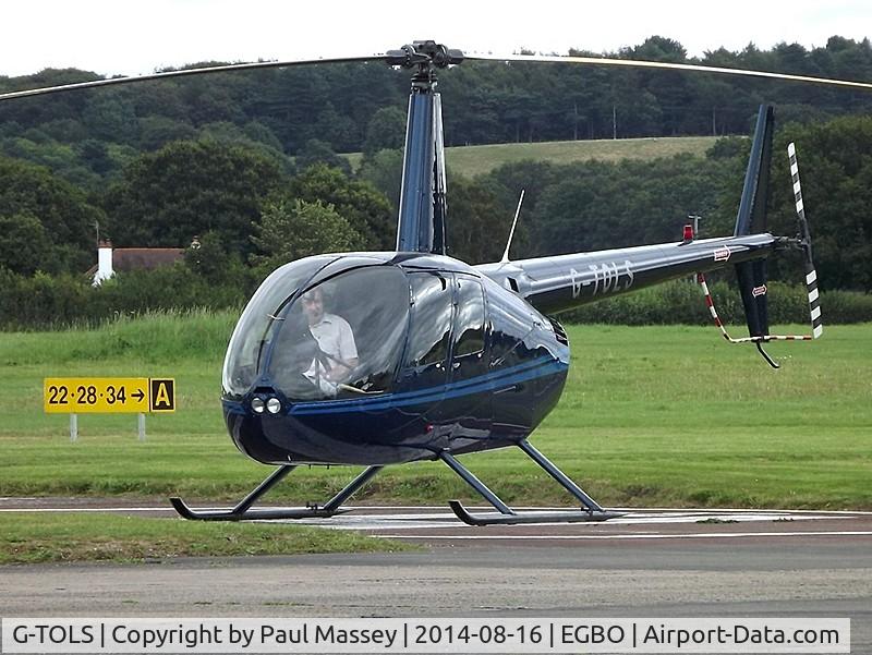 G-TOLS, 2002 Robinson R44  Raven II C/N 1194, @ Wolverhampton(Halfpenny Green). ex:-G-CBOT.