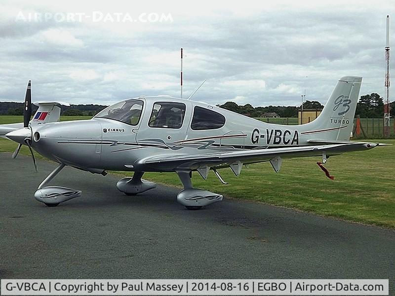 G-VBCA, 2007 Cirrus SR22 G3 Turbo C/N 2656, @ Wolverhampton(Halfpenny Green).ex:-N967SR.