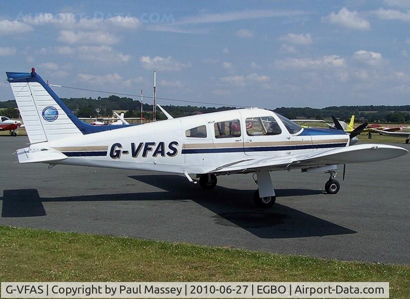 G-VFAS, 1974 Piper PA-28R-200 Cherokee Arrow C/N 28R-7435104, @ the 100years of flying anniversary @ Wolverhampton's Airfields.ex:-G-MEAH,G-BSNM,N46PR,G-BSNM.
