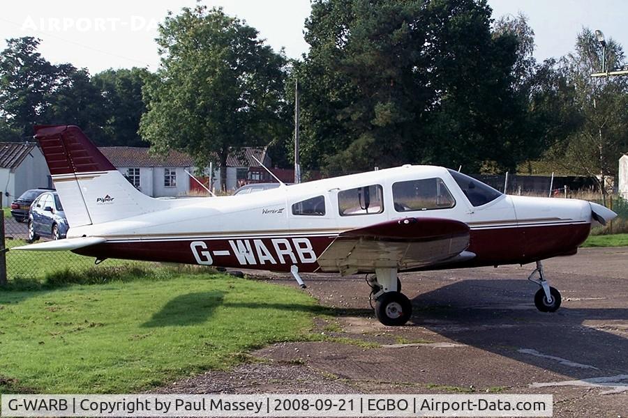 G-WARB, 1998 Piper PA-28-161 Cherokee Warrior III C/N 28-42034, Resident @ Wolverhampton(Halfpenny Green). ex:-N41286.