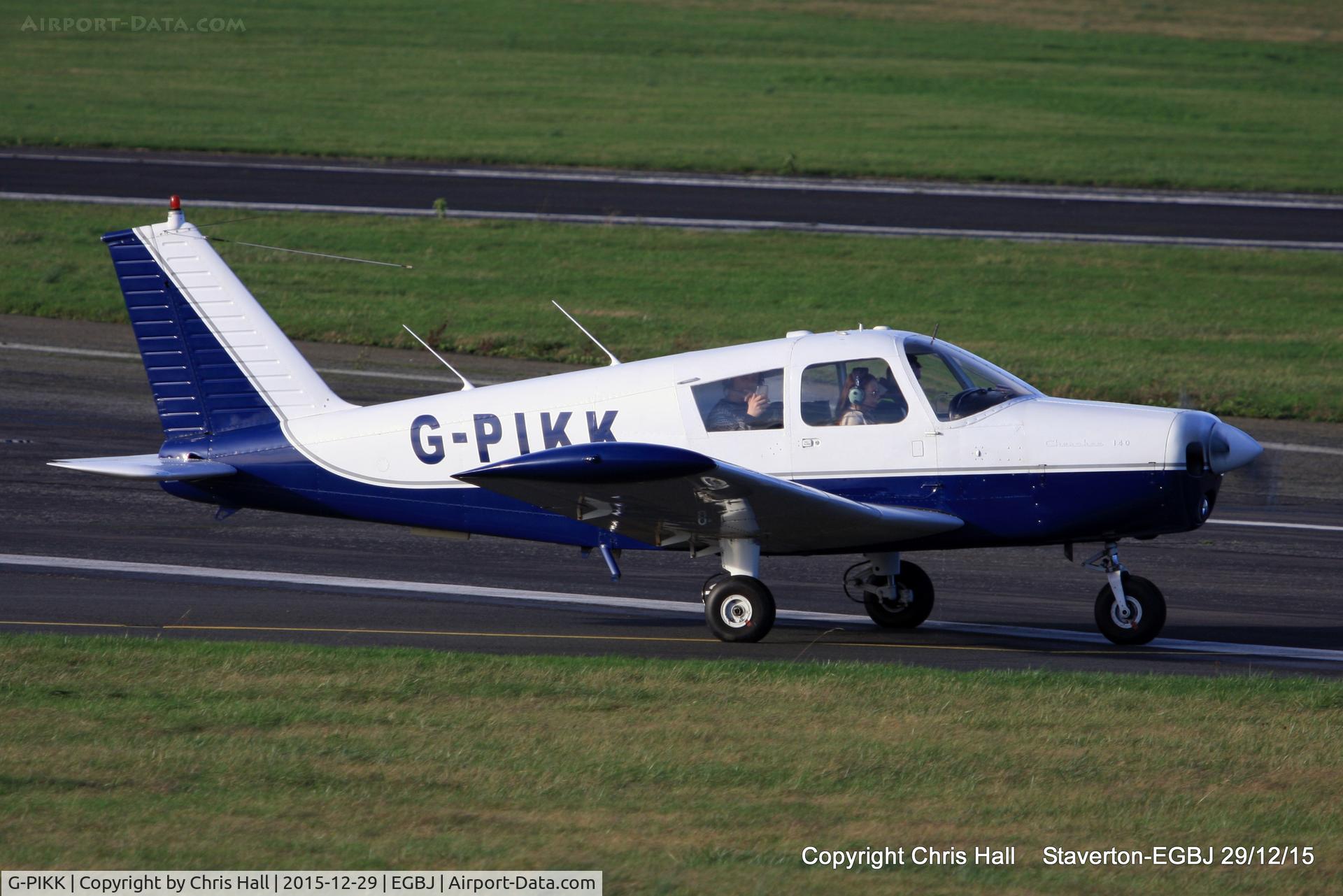 G-PIKK, 1967 Piper PA-28-140 Cherokee C/N 28-22932, at Staverton