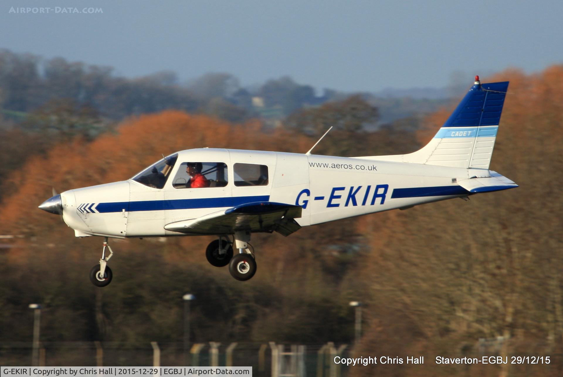 G-EKIR, 1989 Piper PA-28-161 Cadet C/N 28-41157, at Staverton