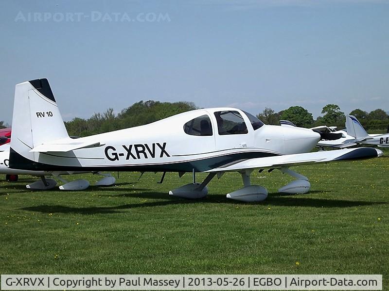 G-XRVX, 2006 Van's RV-10 C/N PFA 339-14592, @the 40's weekend fly-in @ Wolverhampton(Halfpenny Green).