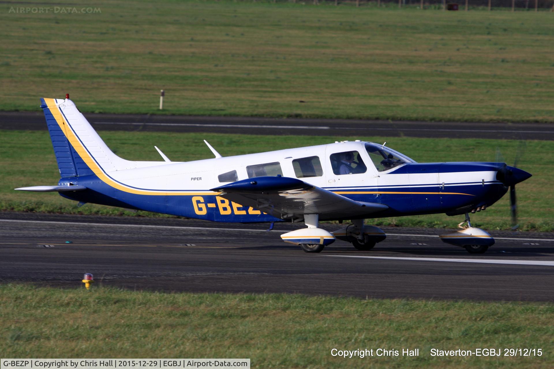 G-BEZP, 1977 Piper PA-32-300 Cherokee Six Cherokee Six C/N 32-7740087, at Staverton