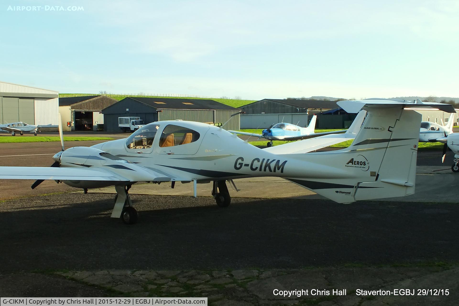 G-CIKM, 2008 Diamond DA-42 Twin Star C/N 42.367, at Staverton