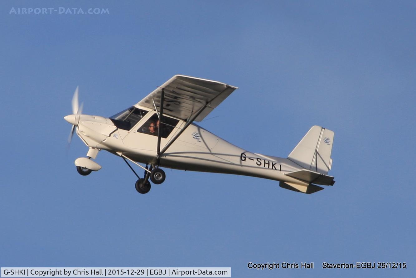 G-SHKI, 2013 Comco Ikarus C42 FB80 C/N 1311-7292, at Staverton