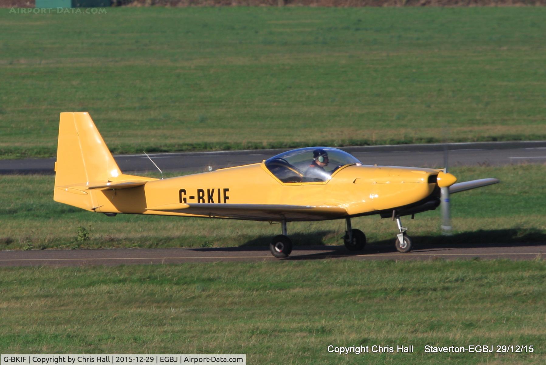 G-BKIF, 1976 Fournier RF-6B-100 C/N 3, at Staverton
