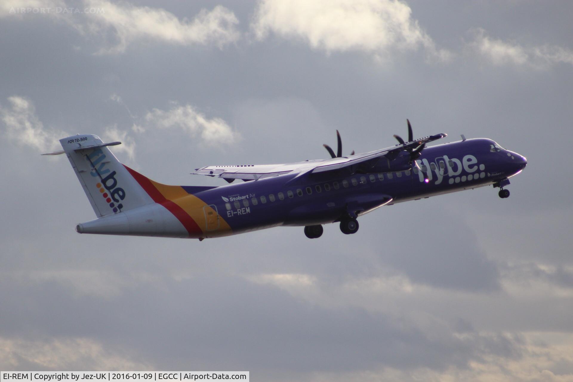 EI-REM, 2007 ATR 72-212A C/N 760, positive climbout of runway 23r