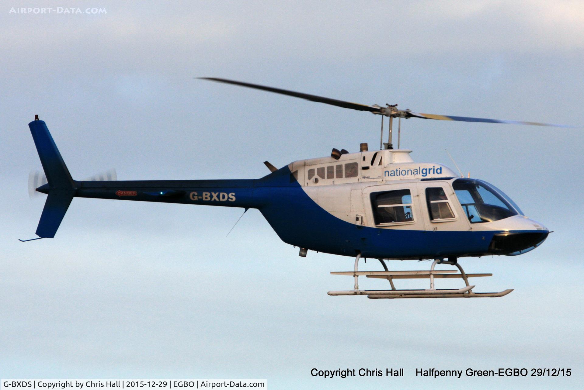G-BXDS, 1979 Bell 206B JetRanger III C/N 2734, at Halfpenny Green