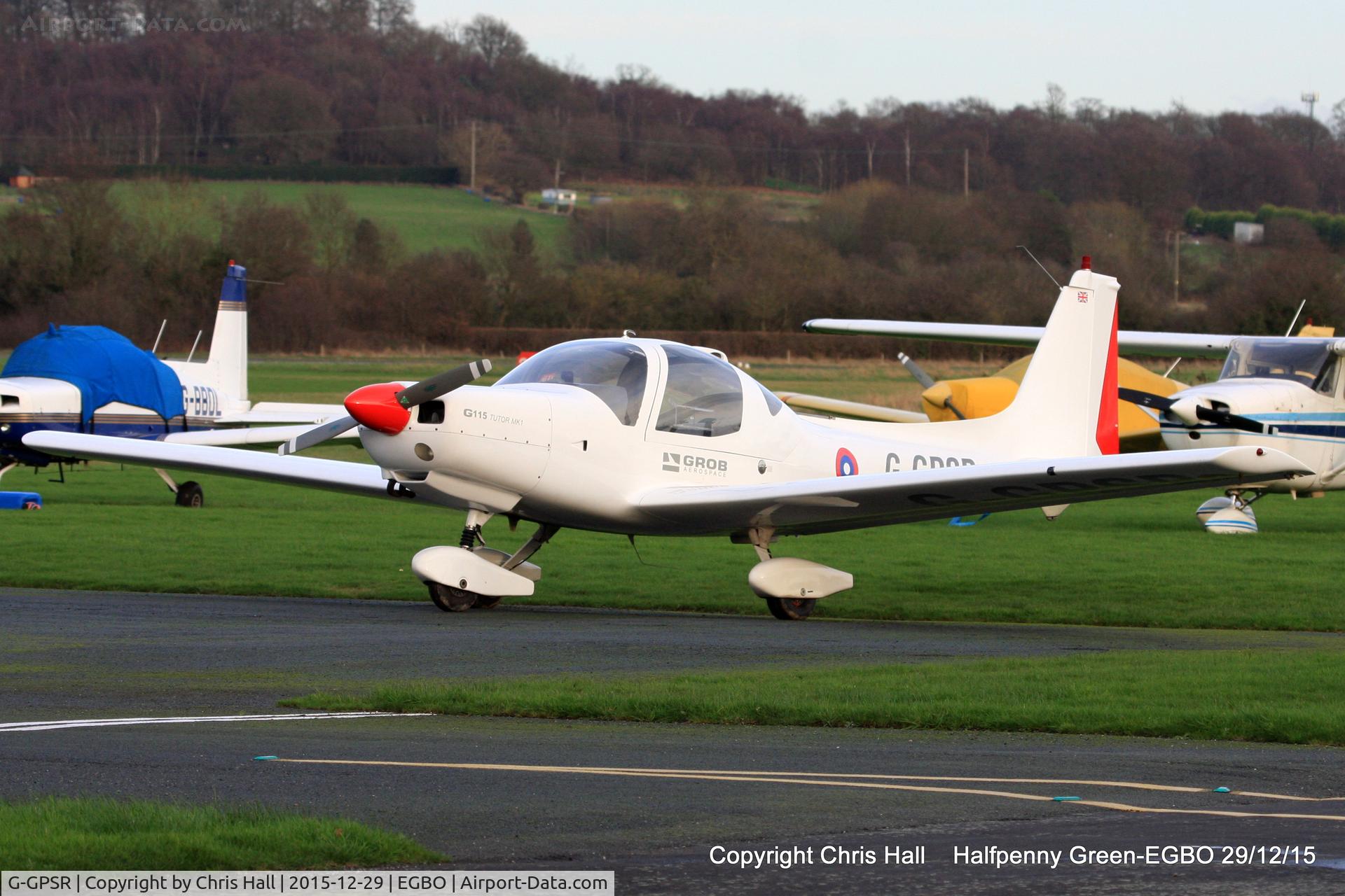 G-GPSR, 1988 Grob G-115 C/N 8024, at Halfpenny Green