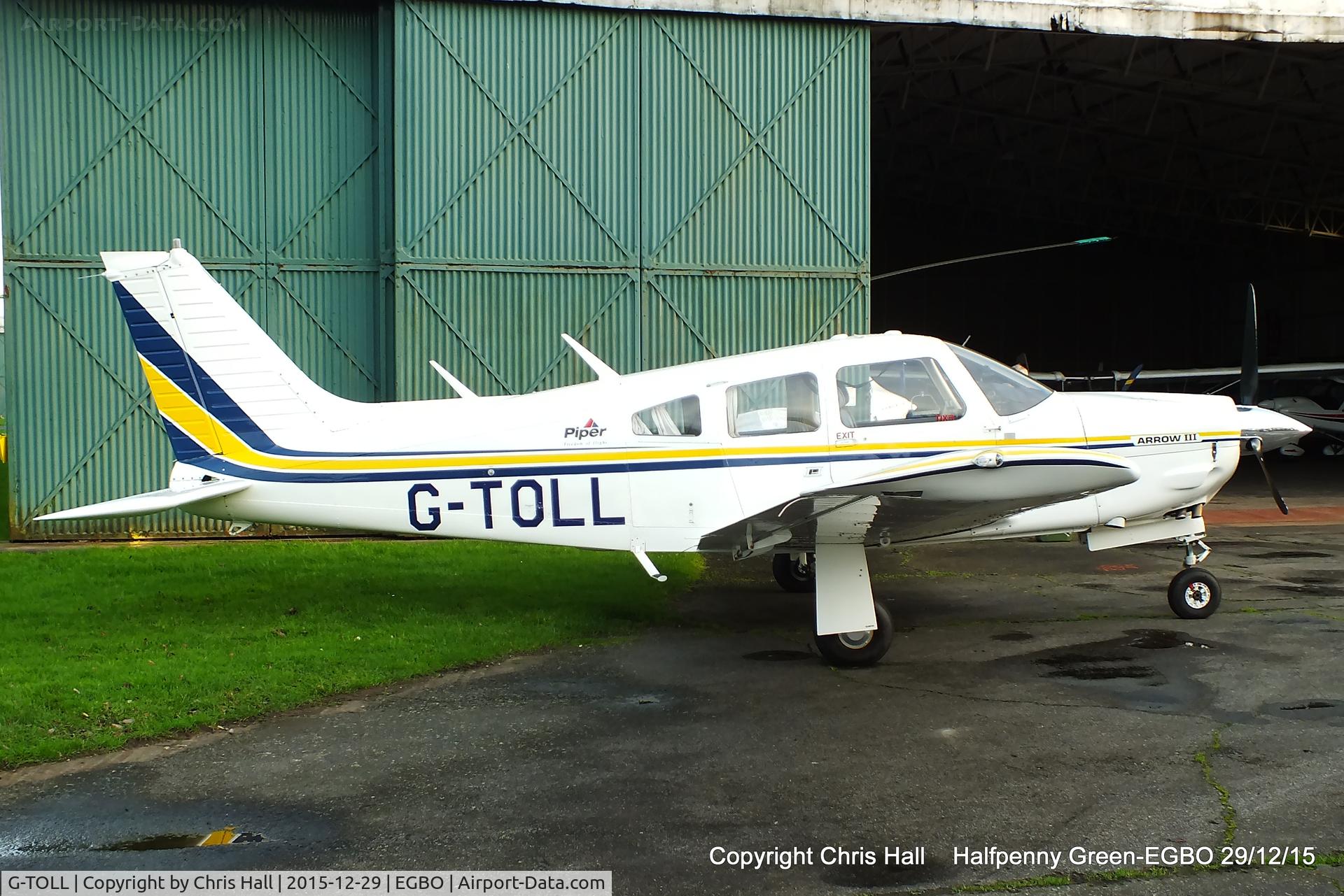G-TOLL, 1977 Piper PA-28R-201 Cherokee Arrow III C/N 28R-7837025, at Halfpenny Green