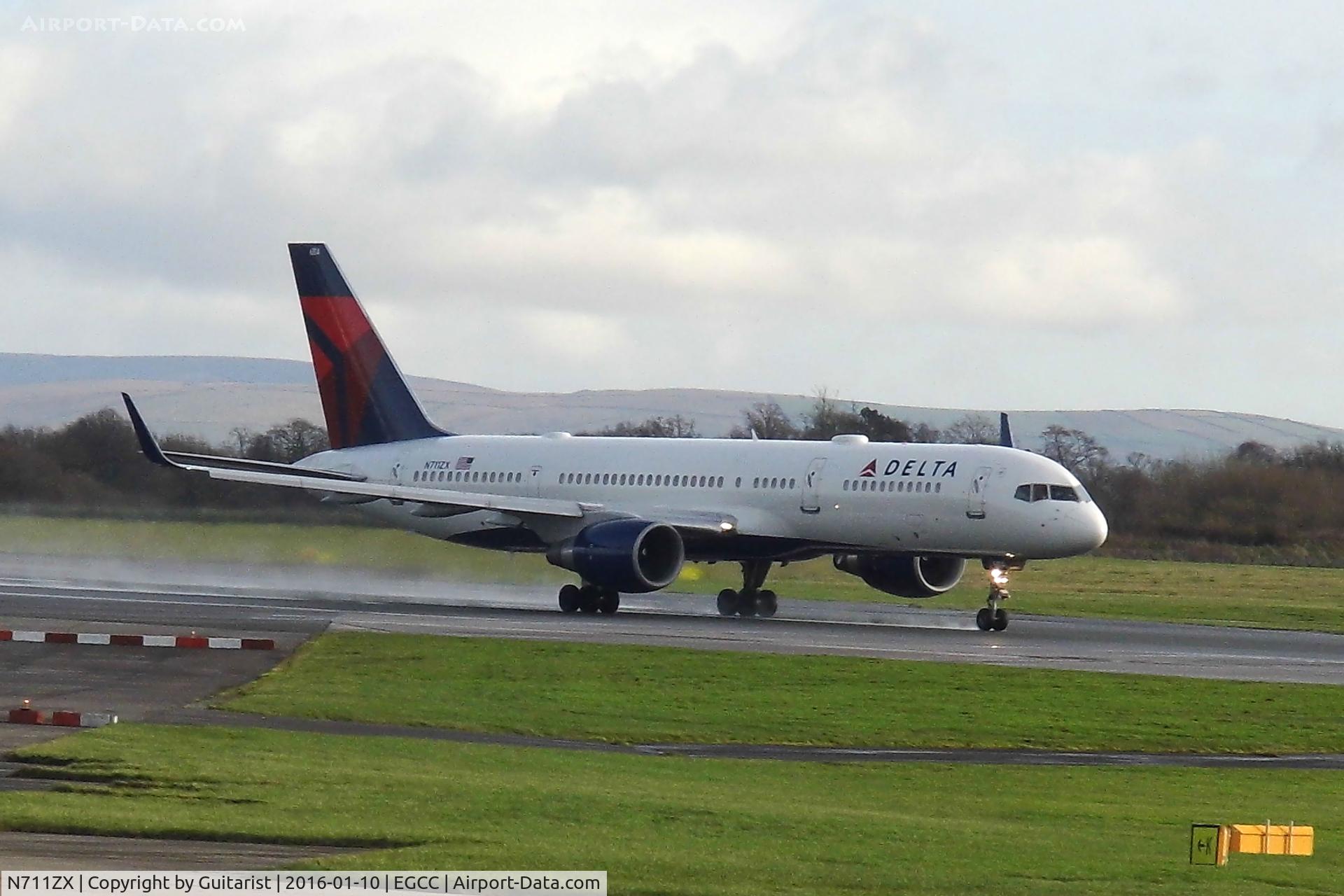 N711ZX, 1997 Boeing 757-231 C/N 28481, At Manchester