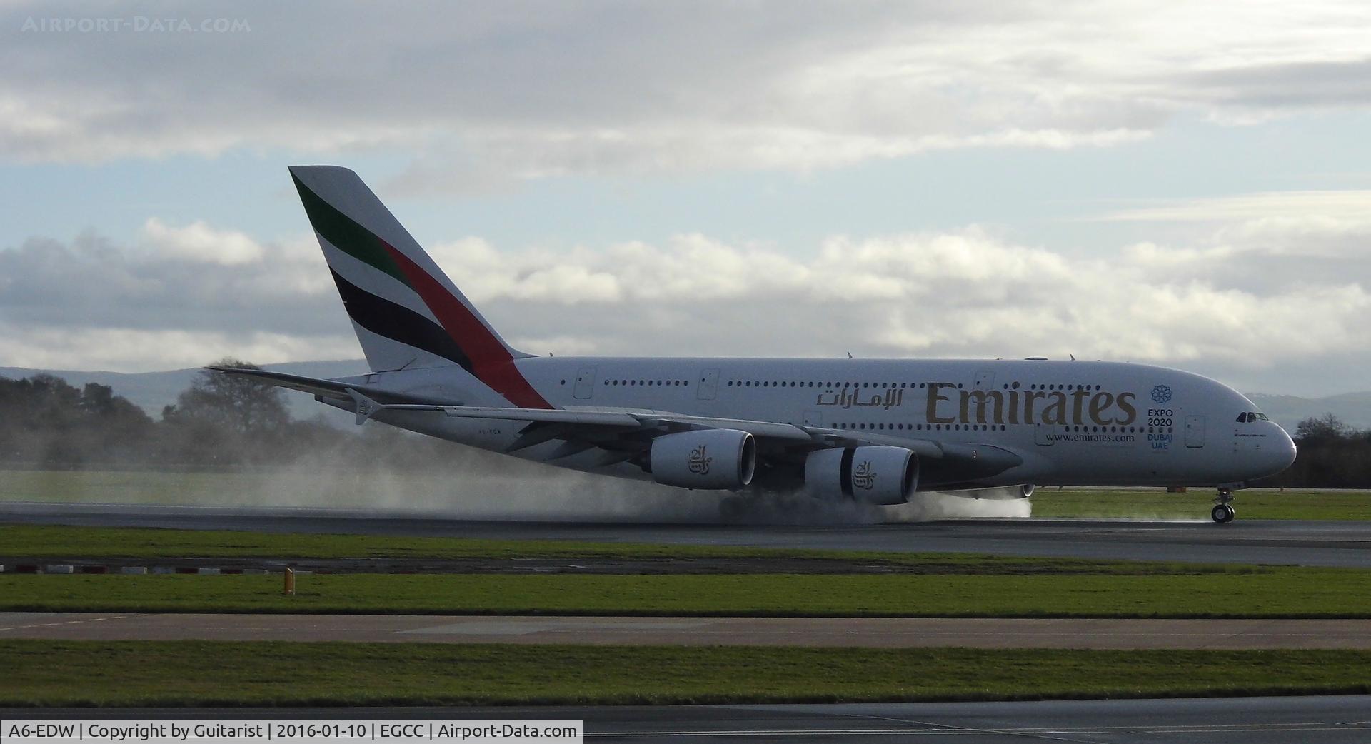 A6-EDW, 2012 Airbus A380-861 C/N 103, At Manchester