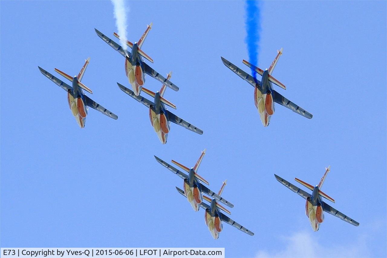 E73, Dassault-Dornier Alpha Jet E C/N E73, Dassault-Dornier Alpha Jet E (F-TENE), Athos 06 of Patrouille de France 2015, On display, Tours-St Symphorien Air Base 705 (LFOT-TUF) Open day 2015