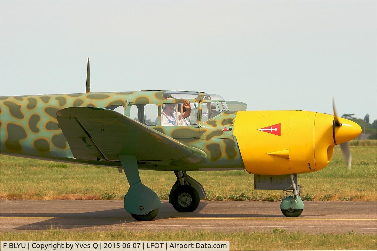 F-BLYU, Nord 1101 Noralpha C/N 18, Nord 1101 Noralpha, Taxiing to parking area, Tours-St Symphorien Air Base 705 (LFOT-TUF) Open day 2015