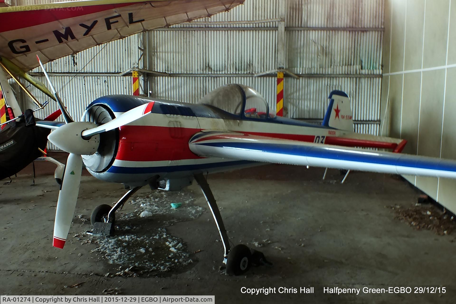 RA-01274, Yakovlev Yak-55 C/N 910103, at Halfpenny Green