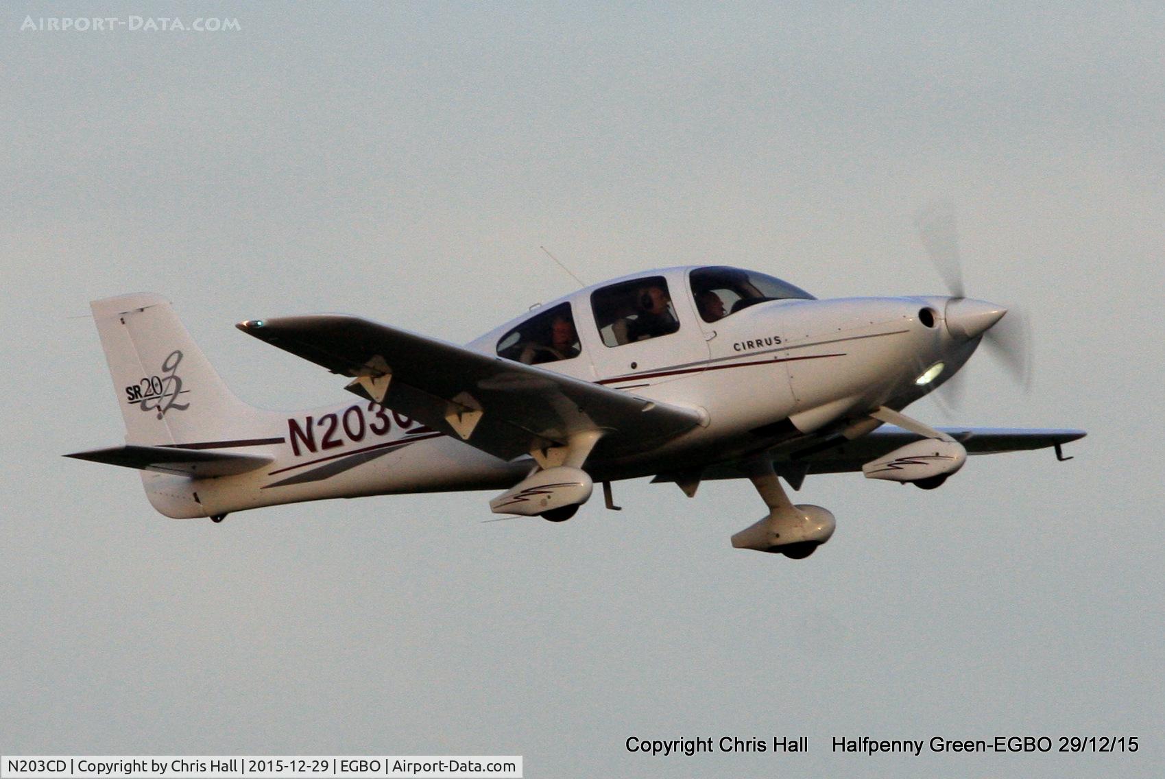 N203CD, 2004 Cirrus SR20 G2 C/N 1451, at Halfpenny Green