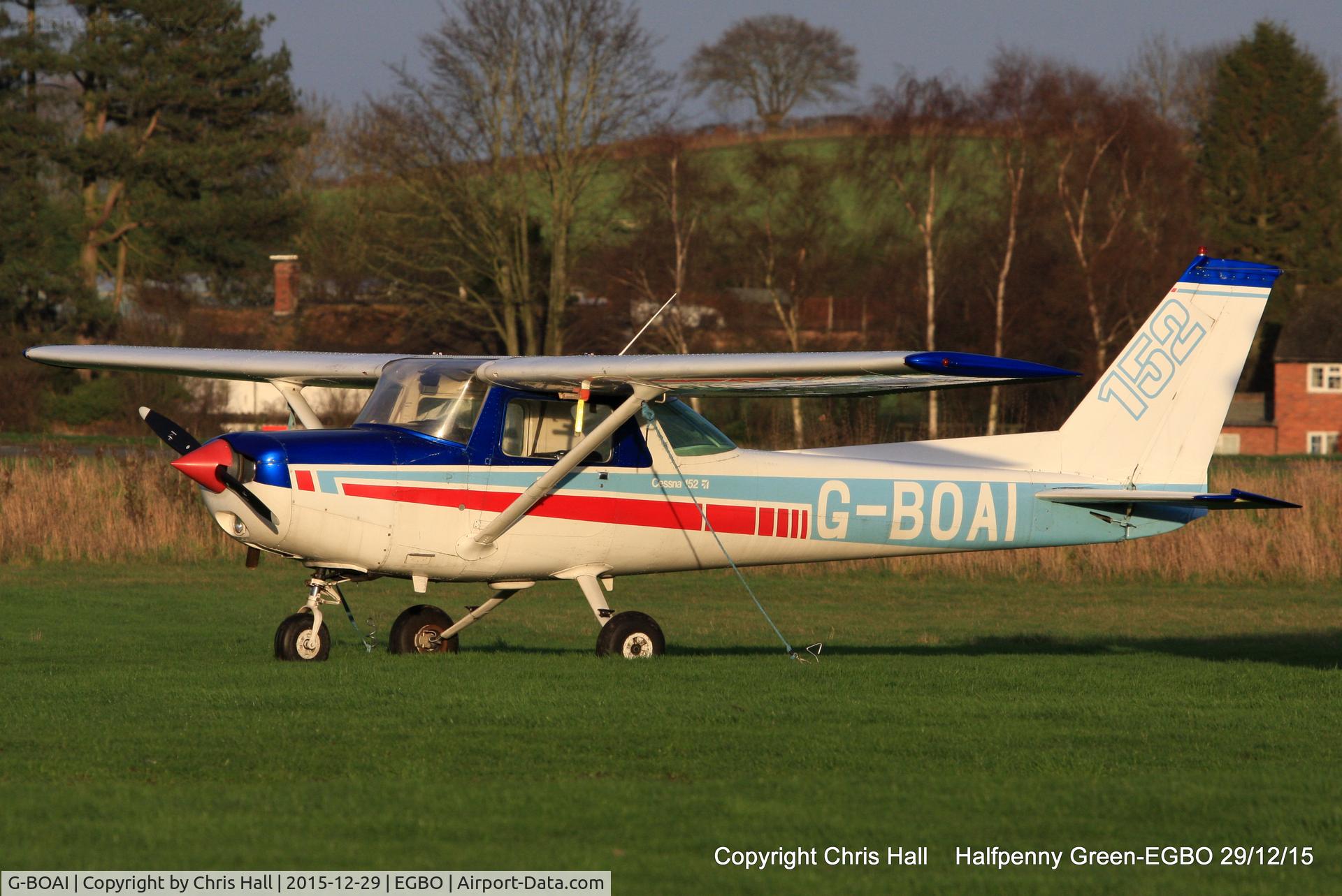 G-BOAI, 1978 Cessna 152 C/N 152-79830, at Halfpenny Green