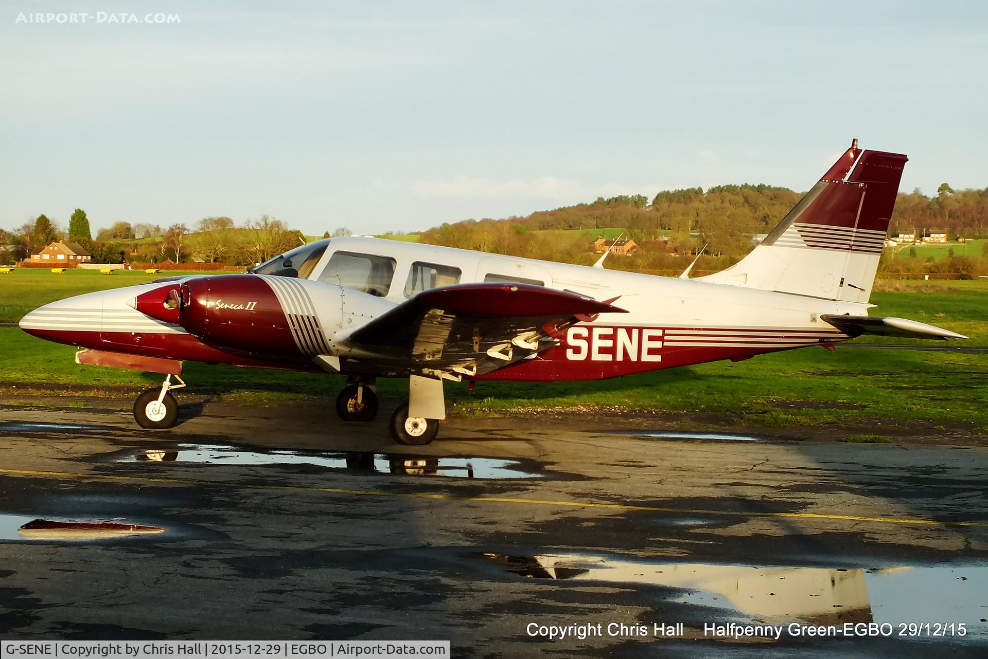 G-SENE, 1980 Piper PA-34-200T Seneca II C/N 34-8170069, at Halfpenny Green
