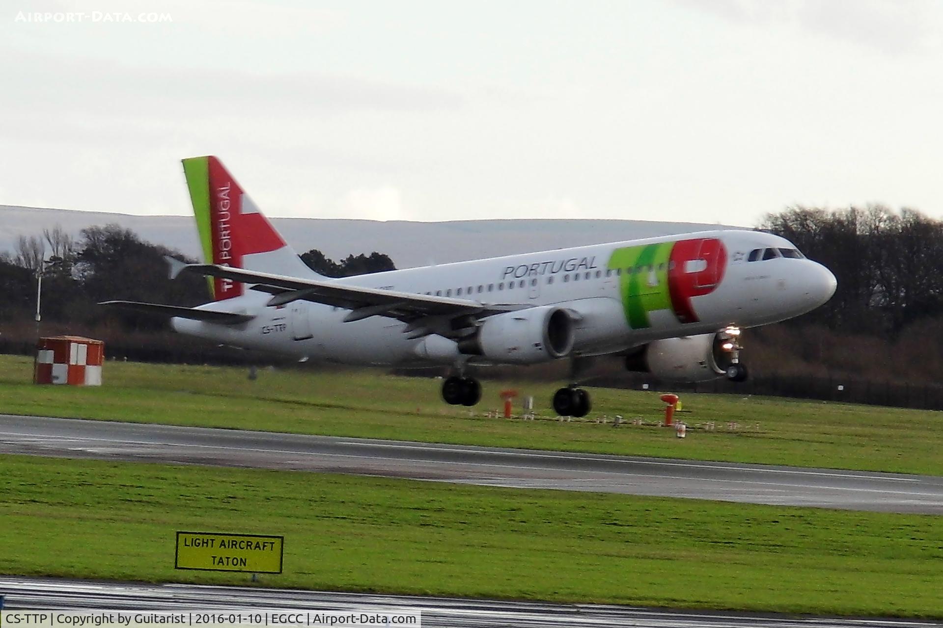 CS-TTP, 2000 Airbus A319-111 C/N 1165, At Manchester