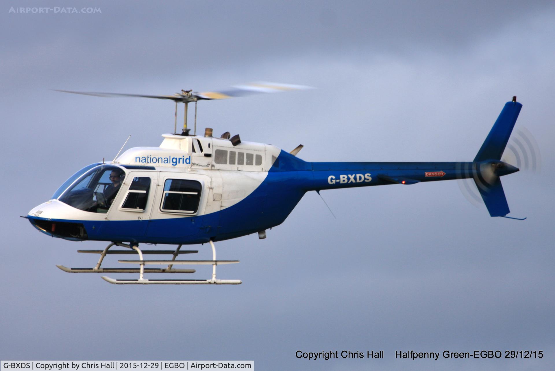G-BXDS, 1979 Bell 206B JetRanger III C/N 2734, at Halfpenny Green