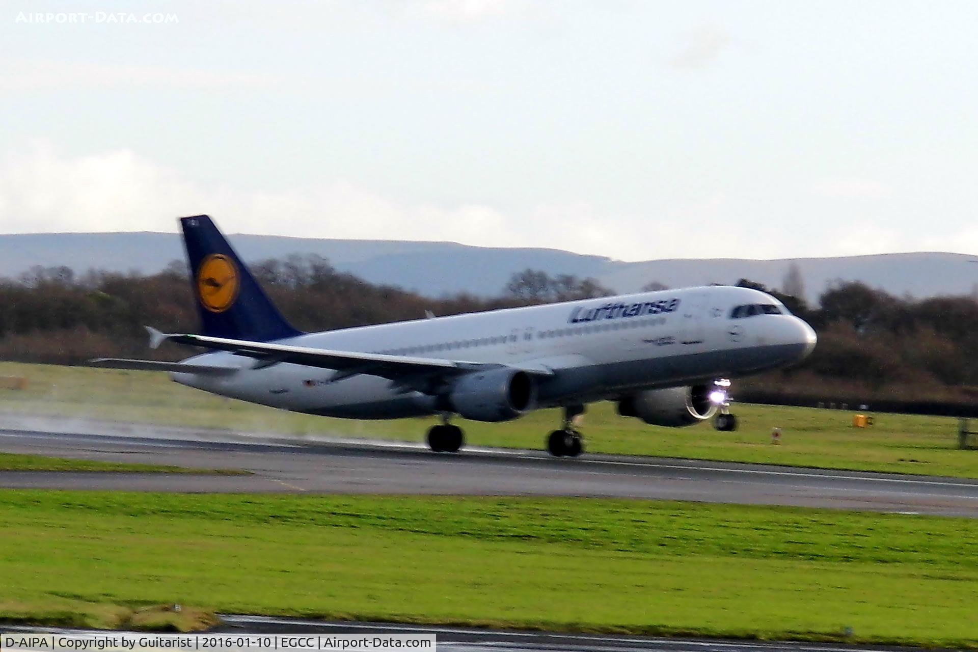 D-AIPA, 1989 Airbus A320-211 C/N 0069, At Manchester