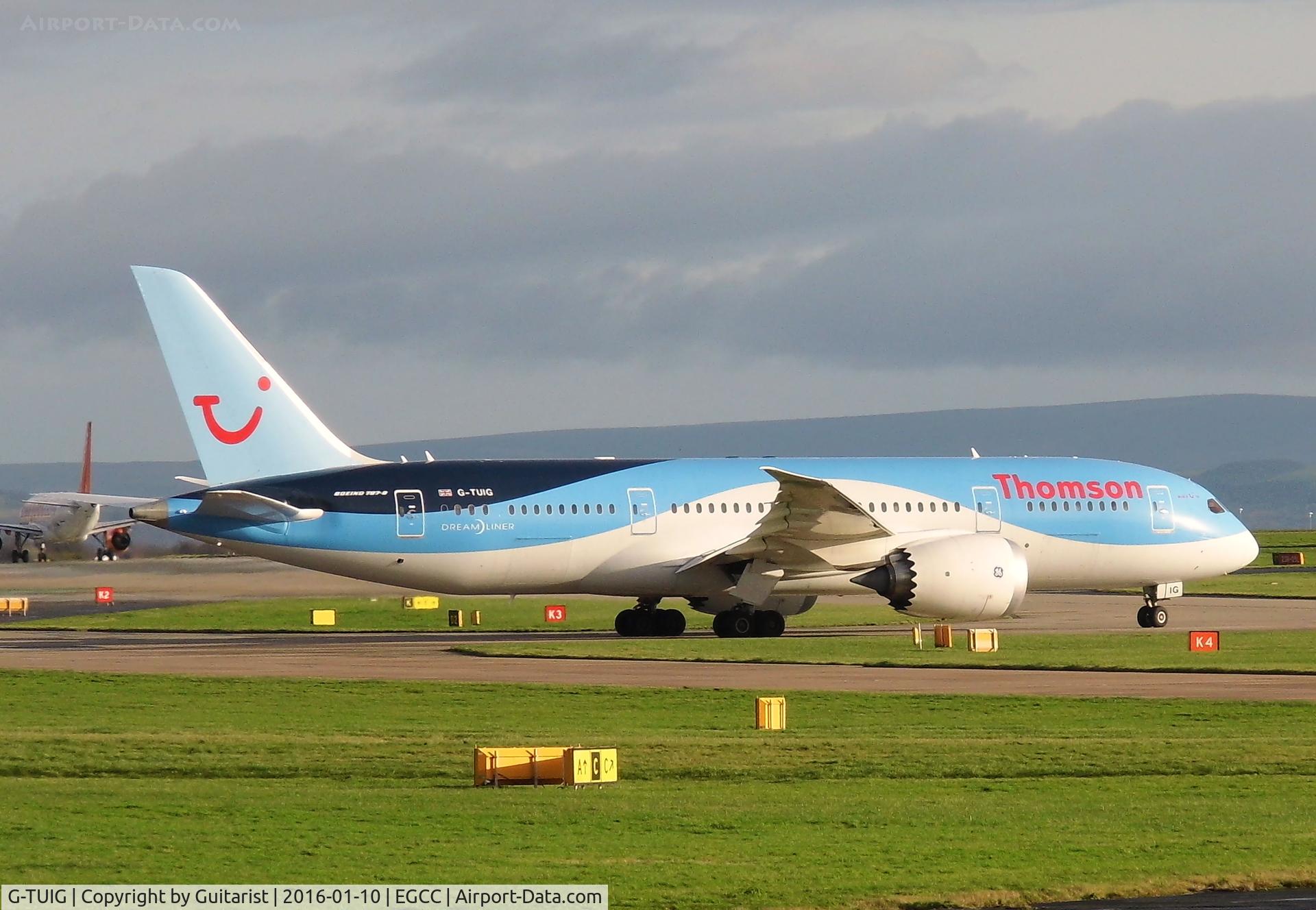 G-TUIG, 2015 Boeing 787-8 Dreamliner C/N 36426, At Manchester