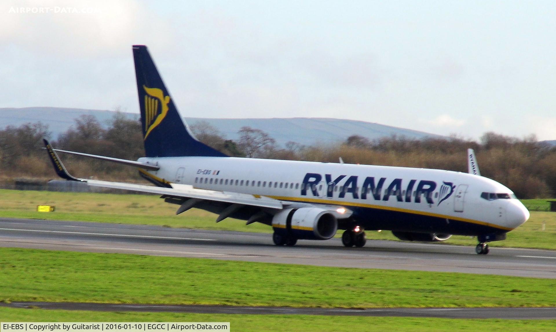EI-EBS, 2009 Boeing 737-8AS C/N 35001, At Manchester