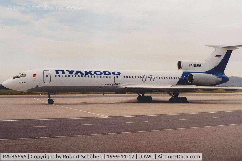 RA-85695, 1991 Tupolev Tu-154M C/N 91A868, Special visitor @ LOWG