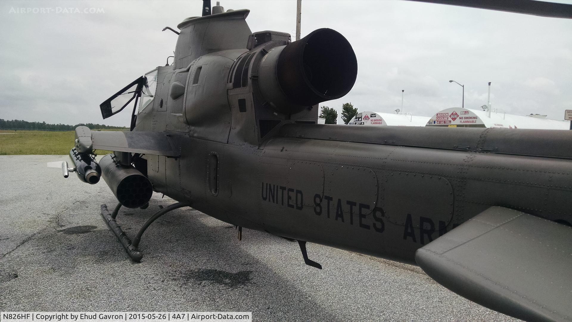 N826HF, 1967 Bell AH-1F Cobra C/N 67-15826, N826HF at Atlanta South (Tara Field)