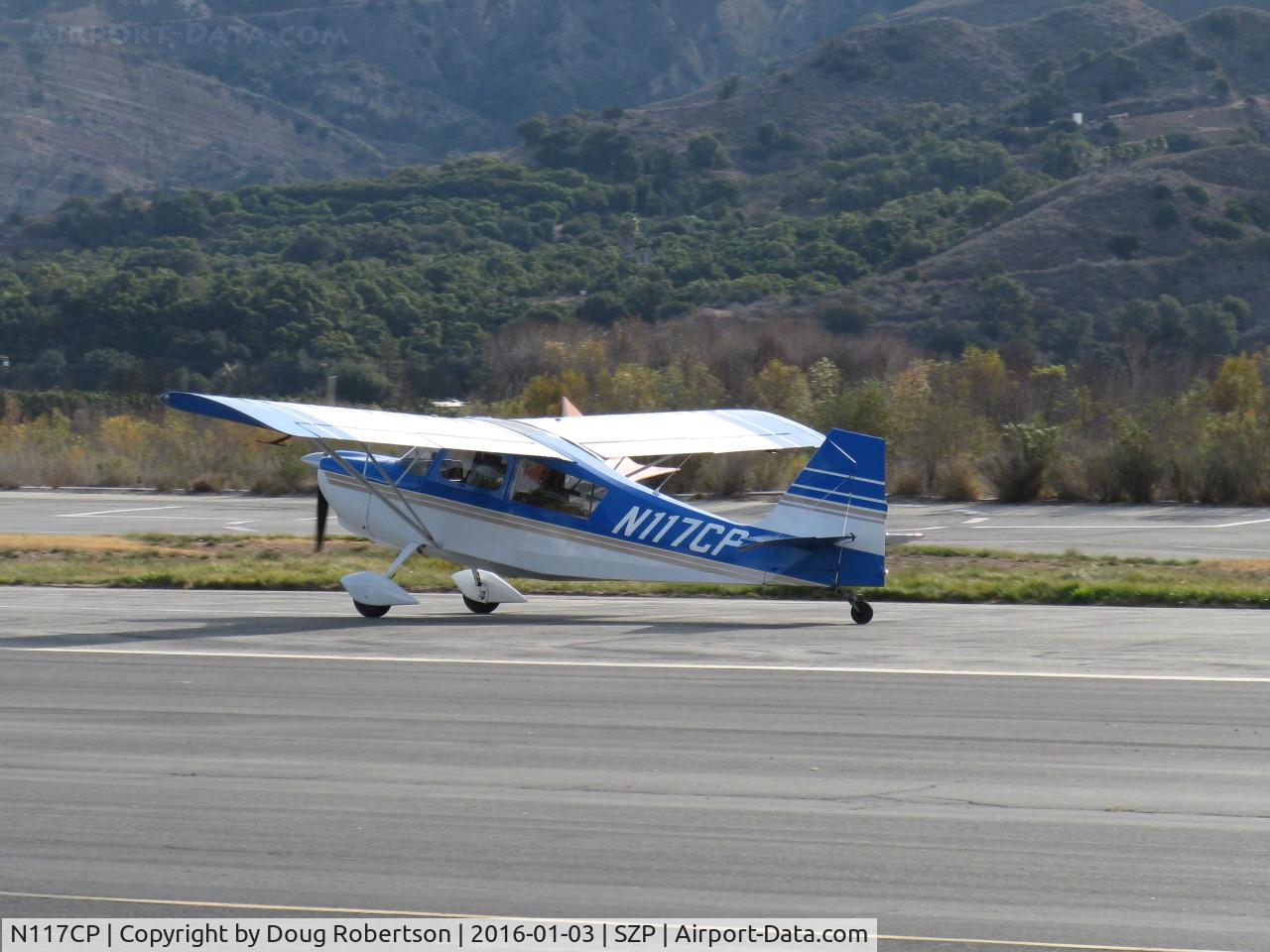 N117CP, American Champion 7GCBC Citabria C/N 1275-99, 1999 American Champion 7GCBC CITABRIA, Lycoming O-320 150 Hp, landing roll Rwy 04