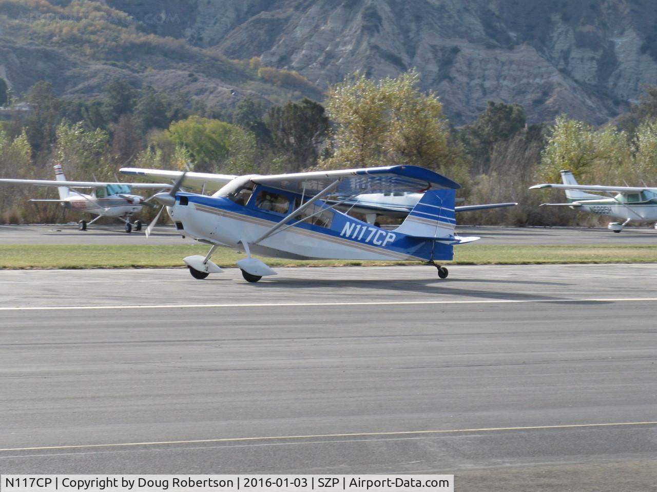 N117CP, American Champion 7GCBC Citabria C/N 1275-99, 1999 American Champion 7GCBC CITABRIA, Lycoming O-320 150 Hp, landing roll Rwy 04