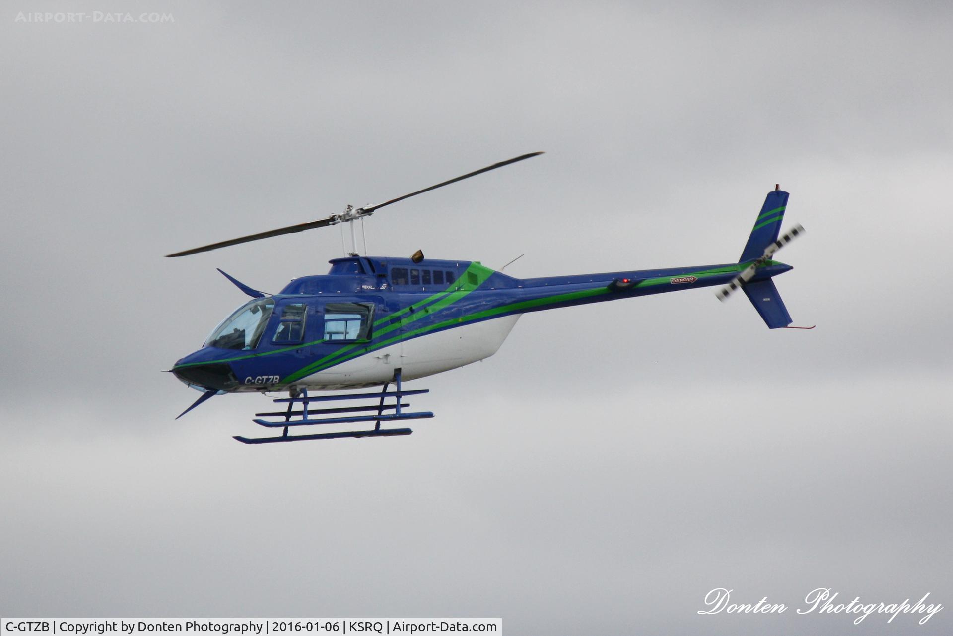 C-GTZB, 1979 Bell 206B JetRanger III C/N 2656, Bell 206 (C-GTZB) arrives at Sarasota-Bradenton International Airport