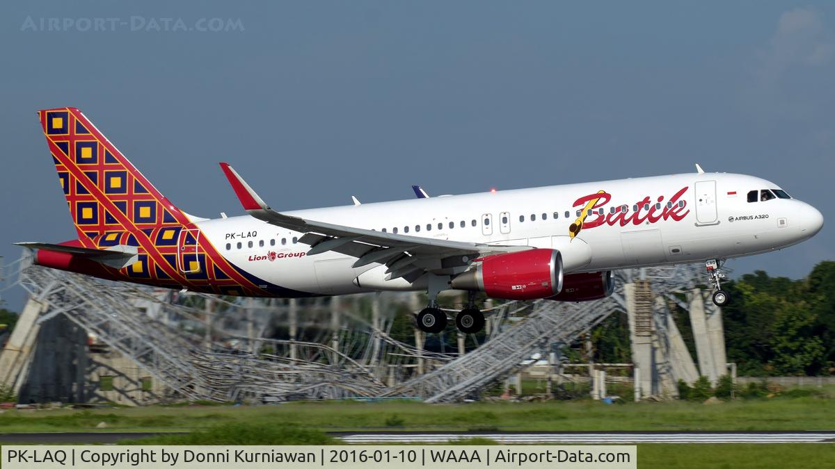PK-LAQ, 2015 Airbus A320-214 C/N 6722, .-.-.-.-.
