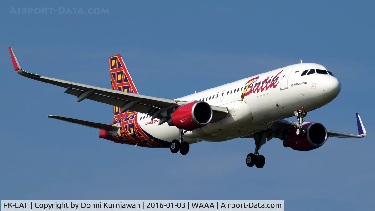 PK-LAF, 2014 Airbus A320-214 C/N 6164, ._.-._.-._