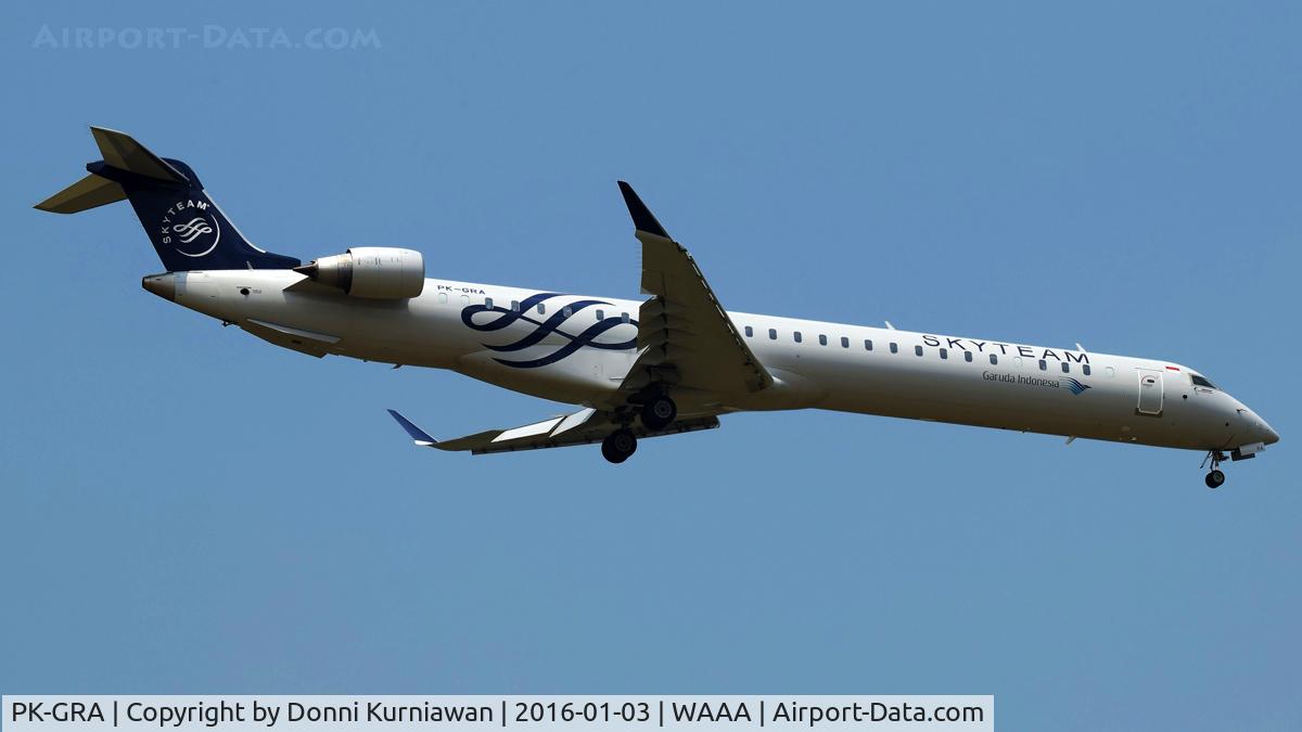 PK-GRA, 2012 Bombardier CRJ-1000ER NG (CL-600-2E25) C/N 19025, .-.-.-.-