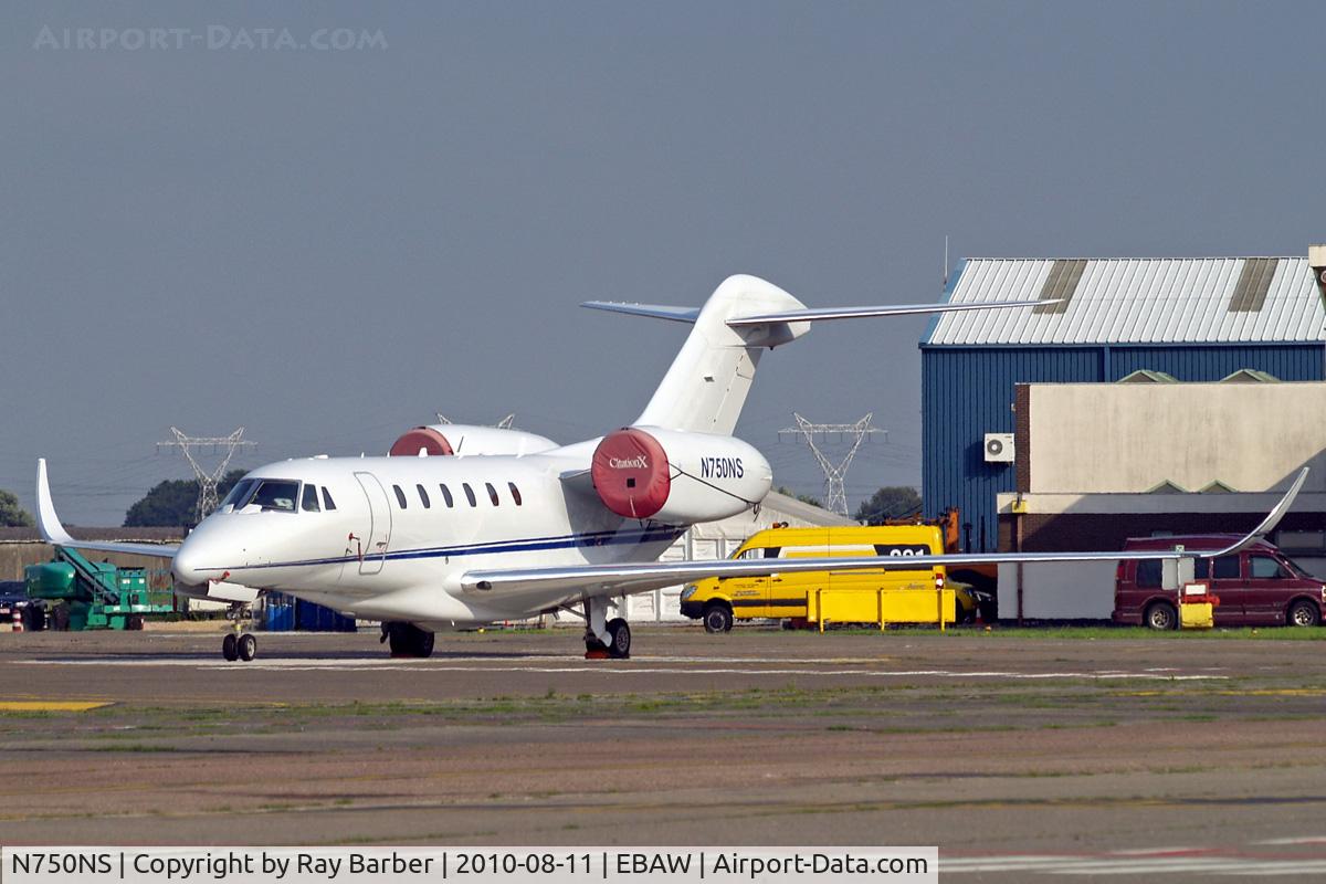 N750NS, 2001 Cessna 750 Citation X Citation X C/N 750-0172, Cessna Citation X [750-0172] Antwerp-Deurne~OO 11/08/2010
