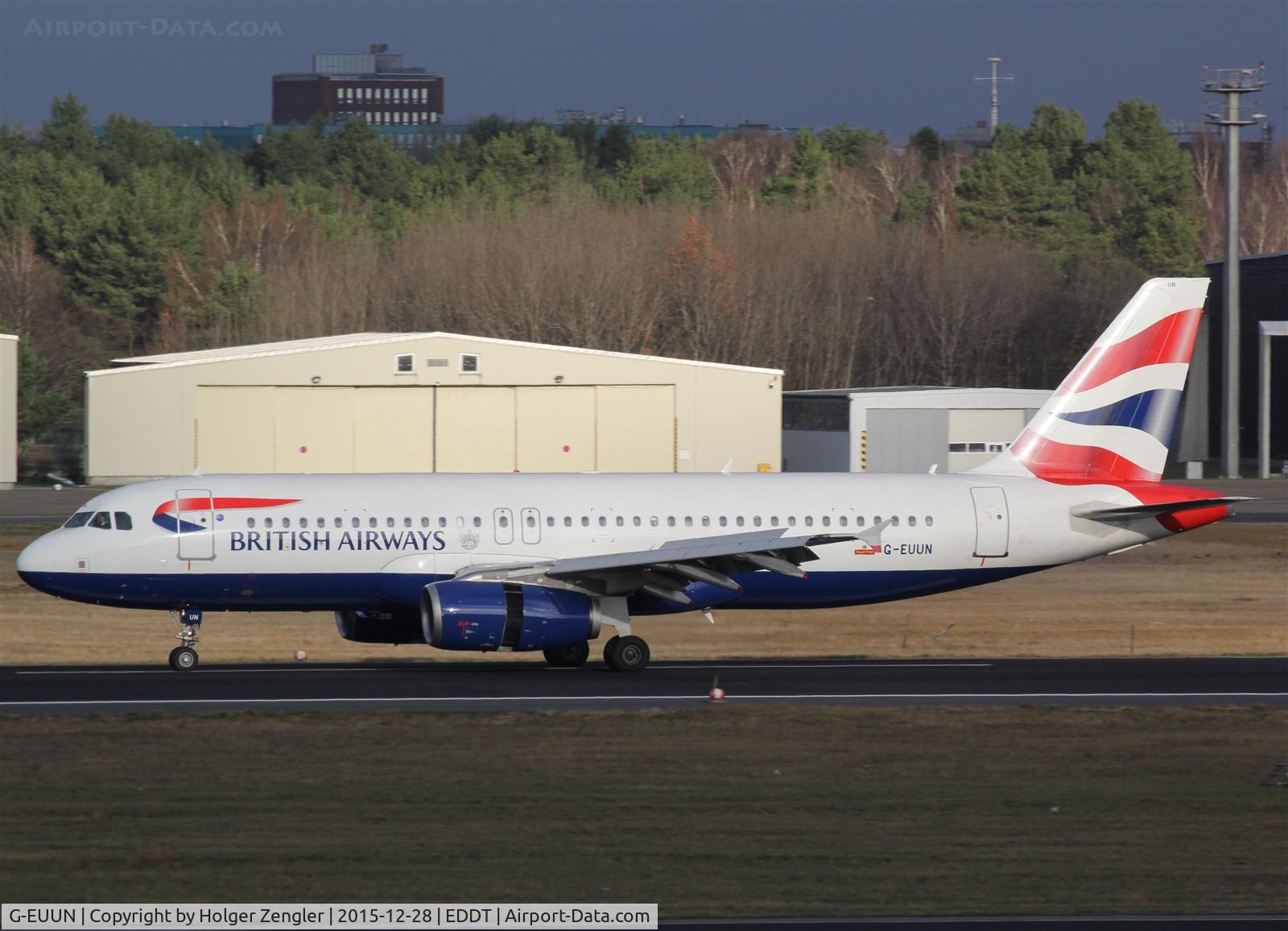 G-EUUN, 2003 Airbus A320-232 C/N 1910, Arrival from LHR on rwy 26R....