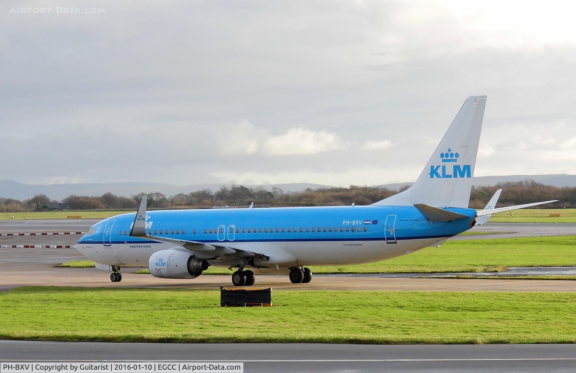 PH-BXV, 2007 Boeing 737-8K2 C/N 30370, At Manchester